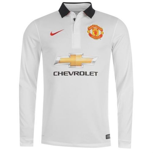 Футбольная футболка Манчестер Юнайтед Гостевая 2014 2015 с длинным рукавом XL(50)