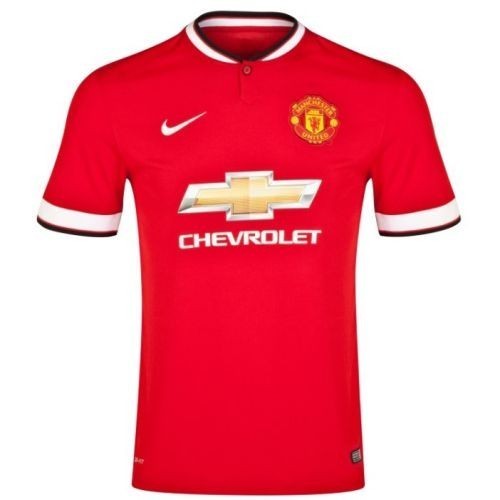 Футбольная футболка Манчестер Юнайтед Домашняя 2014 2015 с коротким рукавом XL(50)