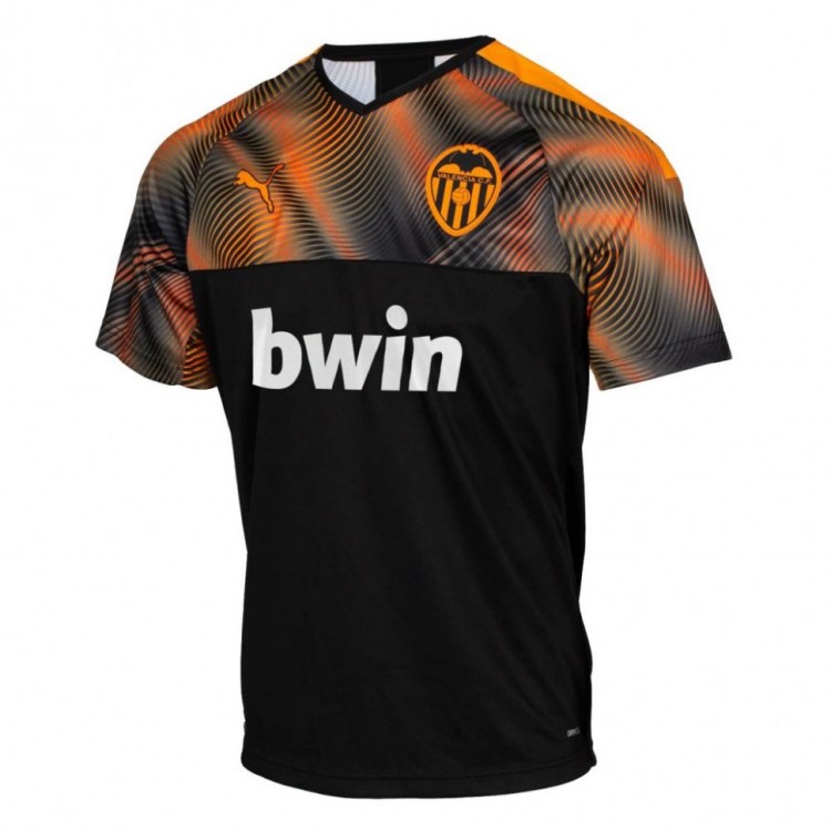 Футбольная футболка для детей Валенсия Гостевая 2019 2020 XL (рост 152 см)
