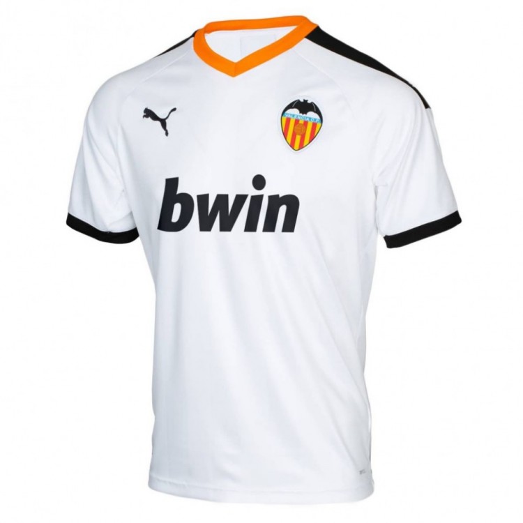 Футбольная футболка для детей Валенсия Домашняя 2019 2020 2XL (рост 164 см)