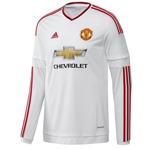 Футбольная футболка Манчестер Юнайтед Гостевая 2015 2016 с длинным рукавом XL(50)
