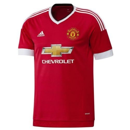 Футбольная футболка Манчестер Юнайтед Домашняя 2015 2016 с коротким рукавом L(48)