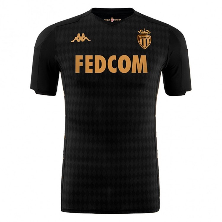 Футбольная футболка для детей Монако Гостевая 2019 2020 S (рост 116 см)
