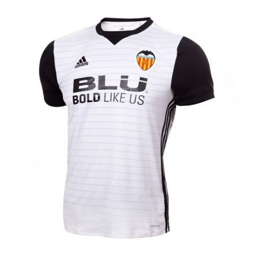 Футбольная футболка Валенсия Домашняя 2017 2018 с коротким рукавом 2XL(52)