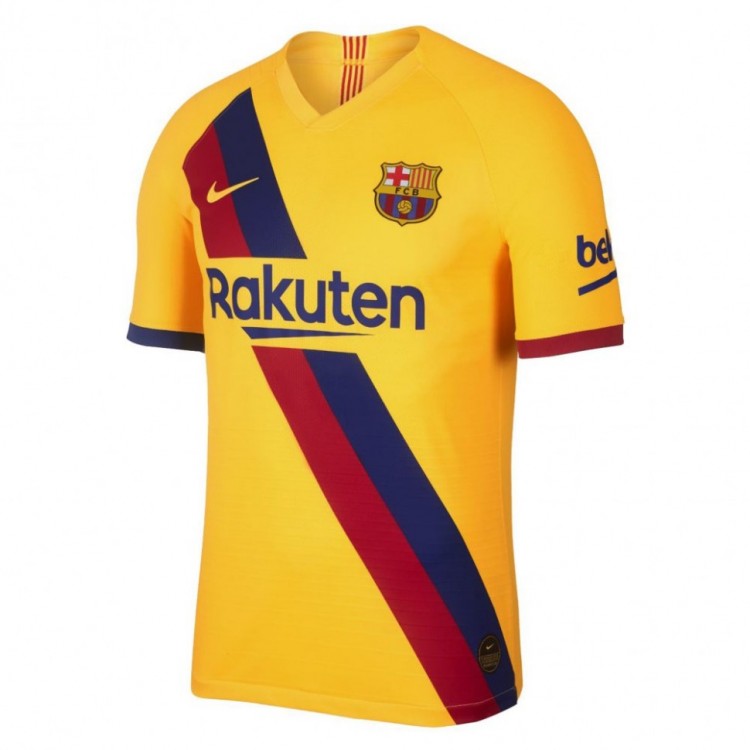 Футбольная футболка для детей Барселона Гостевая 2019 2020 S (рост 116 см)