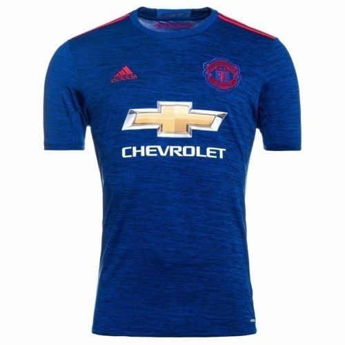 Футбольная футболка Манчестер Юнайтед Гостевая 2016 2017 с коротким рукавом XL(50)