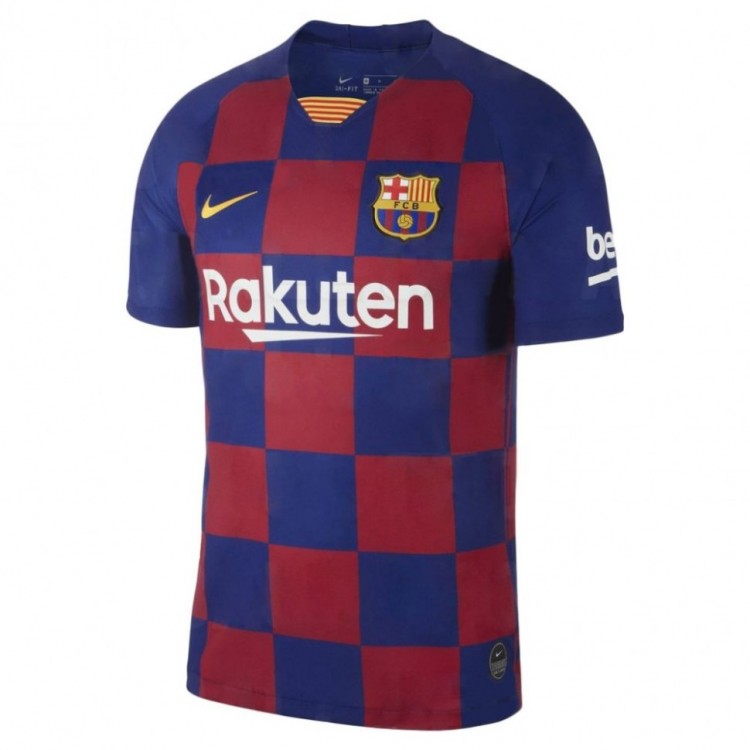 Футбольная футболка для детей Барселона Домашняя 2019 2020 XL (рост 152 см)