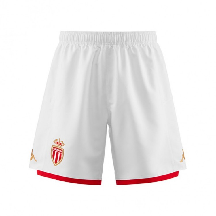 Футбольные шорты для детей Монако Домашние 2019 2020 XS (рост 110 см)
