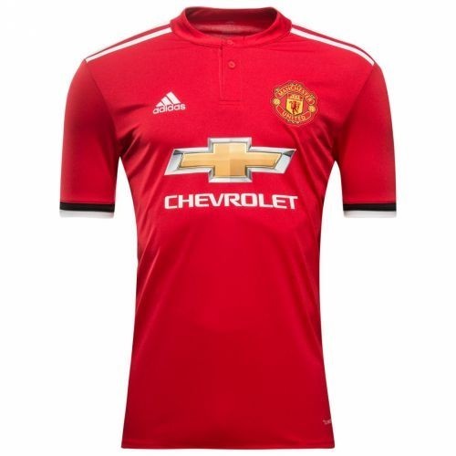 Футбольная футболка Манчестер Юнайтед Домашняя 2017 2018 с коротким рукавом 2XL(52)