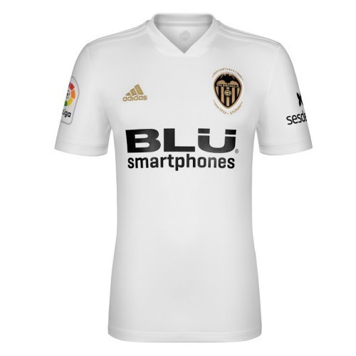 Футбольная футболка Валенсия Домашняя 2018 2019 с коротким рукавом 3XL(56)